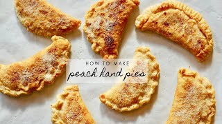 HOW TO MAKE FRIED PEACH PIES FROM SCRATCH | HAND PIES | HEALTHY POP TARTS