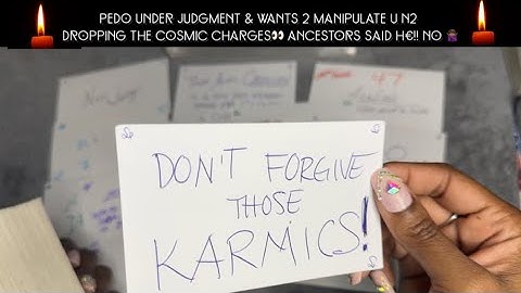 CAP P€DO UNDER JUDGMENT & WANTS 2 MANIPULATE U N2 FORGIVENESS 👀 ANCESTORS SAID H€!! NO 🙅🏾‍♀️