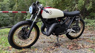 Full Yamaha RD350 Cafe Racer Build!!