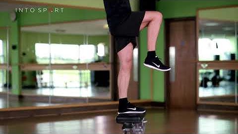 Step Up with Knee Drive - Triathlon Training & Fitness