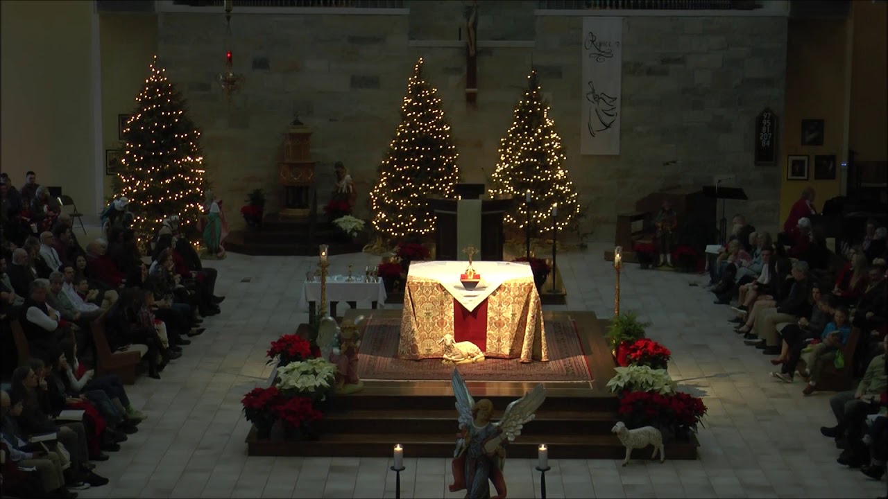 Our Lady of Lourdes Parish Mass Christmas Eve 2019 w/Prelude YouTube