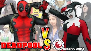 Deadpool vs Comic Con Revolution Ontario 2023