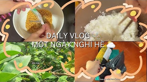 DAILY VLOG MỘT NGÀY NGHỈ HÈ ⛅️ | NẤU ĂN | SKINCARE | UNBOX | ĐI CHƠI | ...