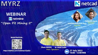 6Th Webinar NETPROMine (Open Pit Mining 2) 27 July 2022