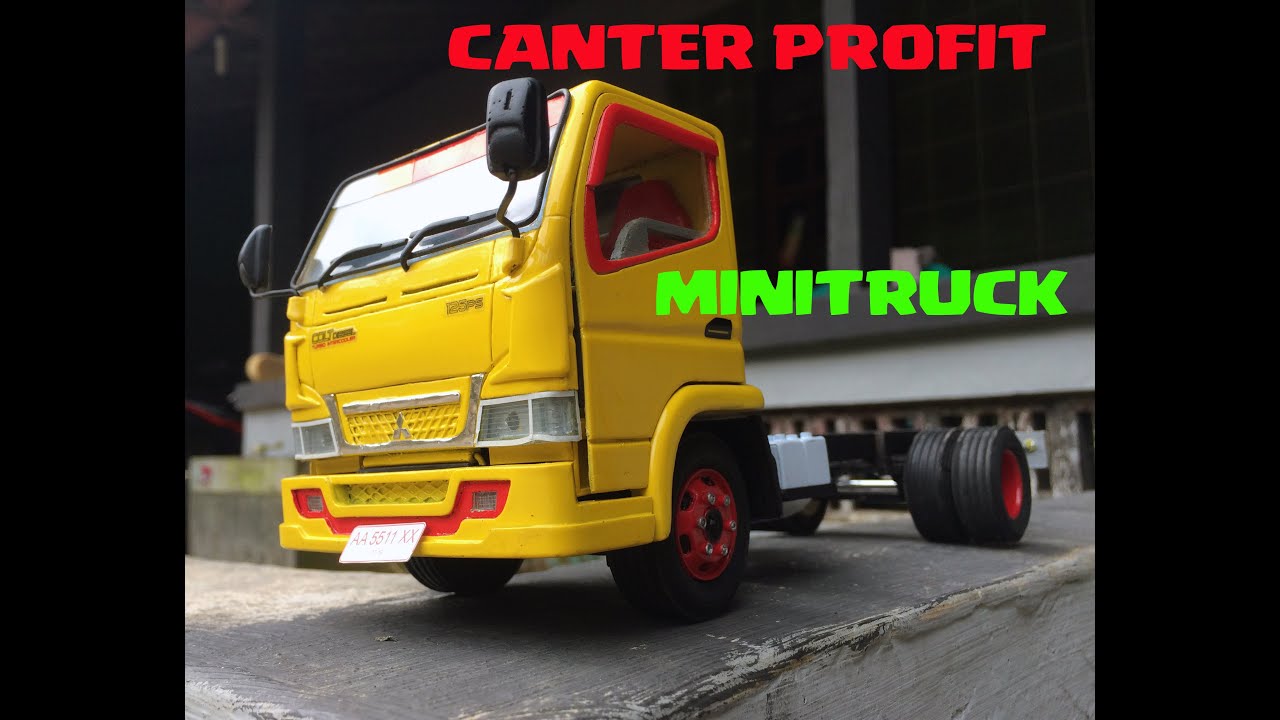 Miniatur Truk  Canter  Profit Kaisaroseri Miniatur 