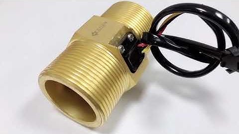DN40 G1 1/2" Brass Material Water Flow Sensor From SAIER of China