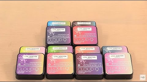 Lisa Horton Cloud 9 Interference Ink Pads - Dual Colors For Twice The Fun!