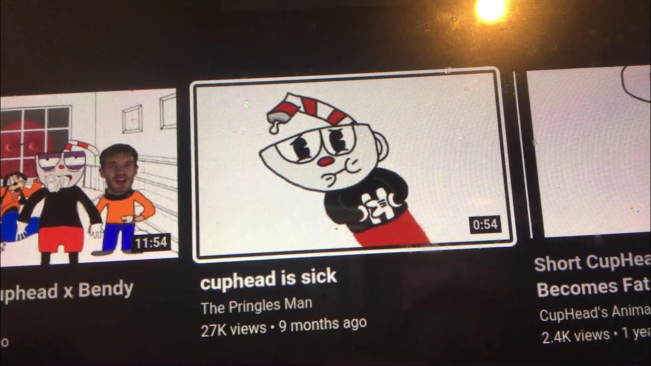 Cuphead Is sick reaction, lol The Pringles Man YouTube