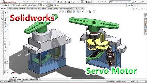 Solidworks Tutorial Servo Motor Design by Solidworks