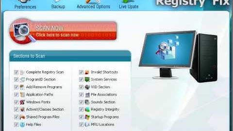 Registry Fix spEed up your PC  Free Verssion !