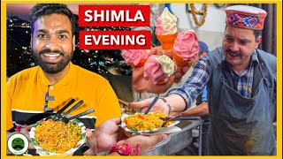 Evening Street Food in Shimla | Maggi , Softy Ice Cream & More |  Veggie Paaji screenshot 5