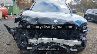 5UX23EU02S9Y41421 | 2025 BMW X5 xDrive40I 5673 mi NJ Black Salvage Front End Damage Opportunity