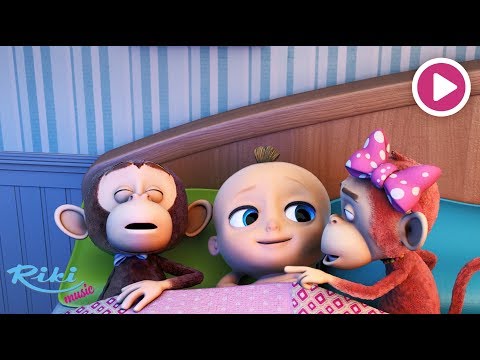 Спокойной ночи! 🌜Ten in the bed 🐵 Песенка-считалочка 😄Колыбельная