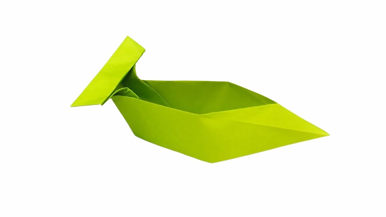 Origami Speedboat by PaperPh2