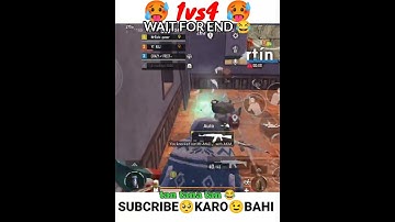1vs4  in  conqueror lobby😱 in Miramar #short  #techcreate #gaming #pubgmobile #bgmi