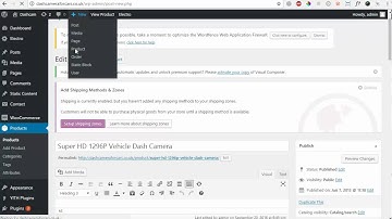 How to add , delete and edit products in woocommerce