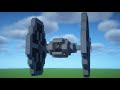 (NO MODS) ✔ Minecraft (STAR WARS) TIE FIGHTER Tutorial