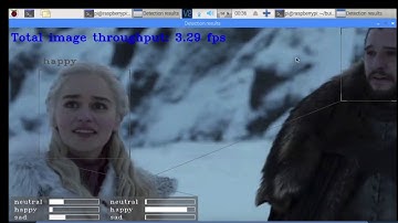 Raspberry pi openVINO Emotion Recognition