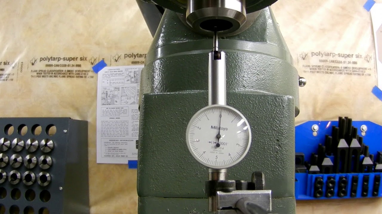 Clausing 8520 spindle runout YouTube