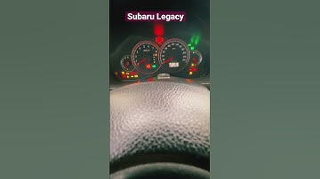 #subaru #legacy #dashboard start on