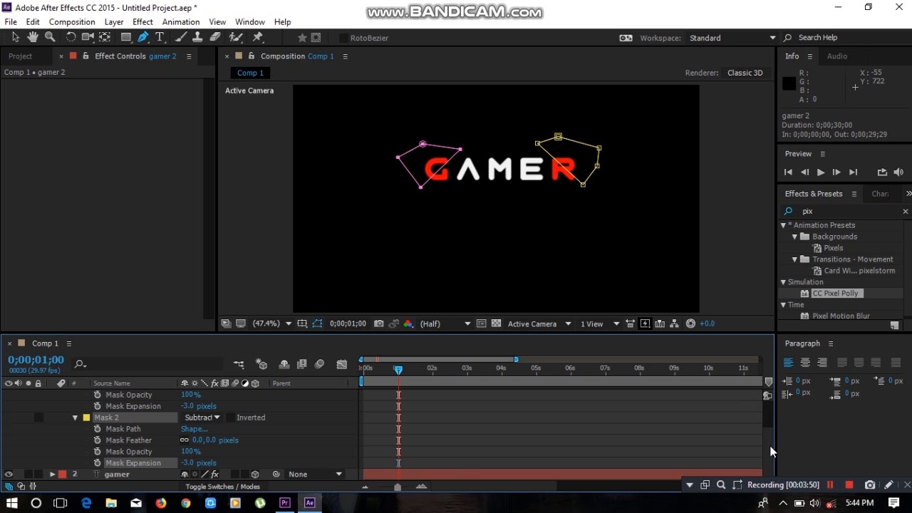 how to make animation in adobe after effect cc 2015 - YouTube