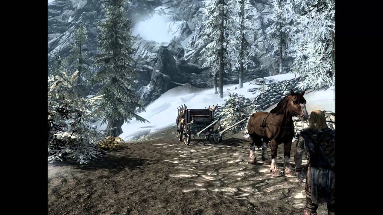 Skyrim's Helgen Before Alduin's Attack - YouTube