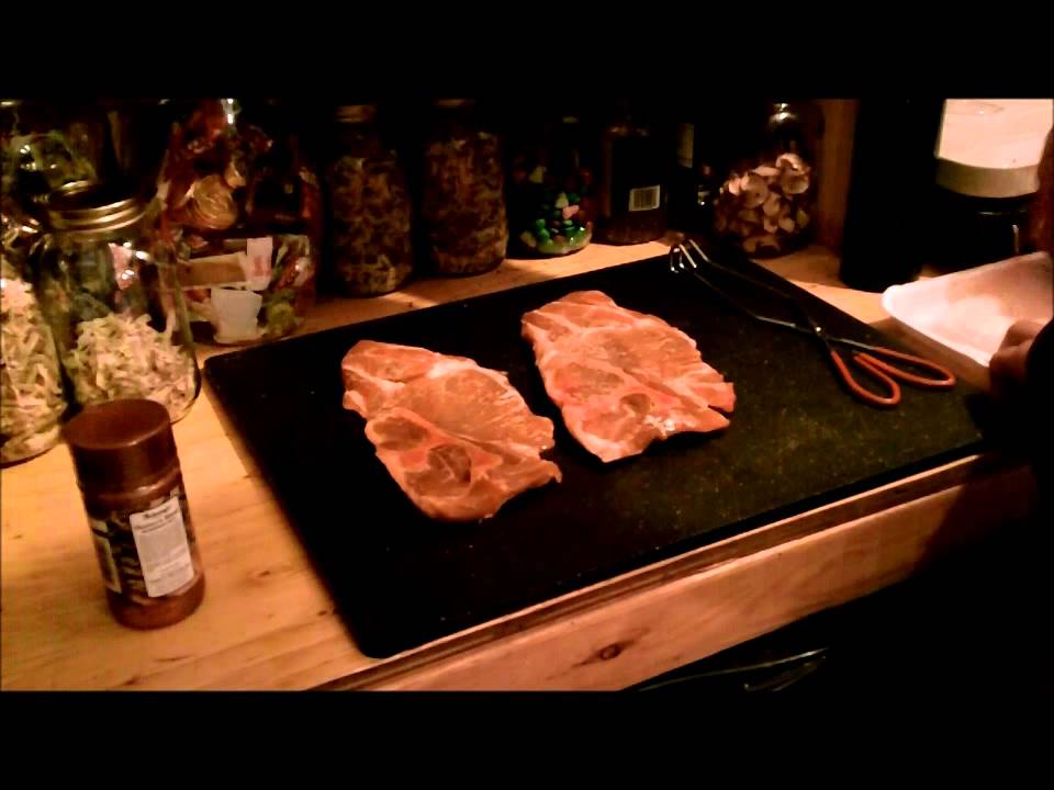 Pork steaks on the campfire. A tent supper, with Sara. YouTube