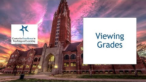 Viewing Grades