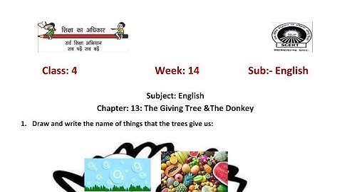 EDMC class 4 English Week-14 worksheet || With Solutions || SDMC || SCERT WORKSHEET | DATE 1 Sept 21