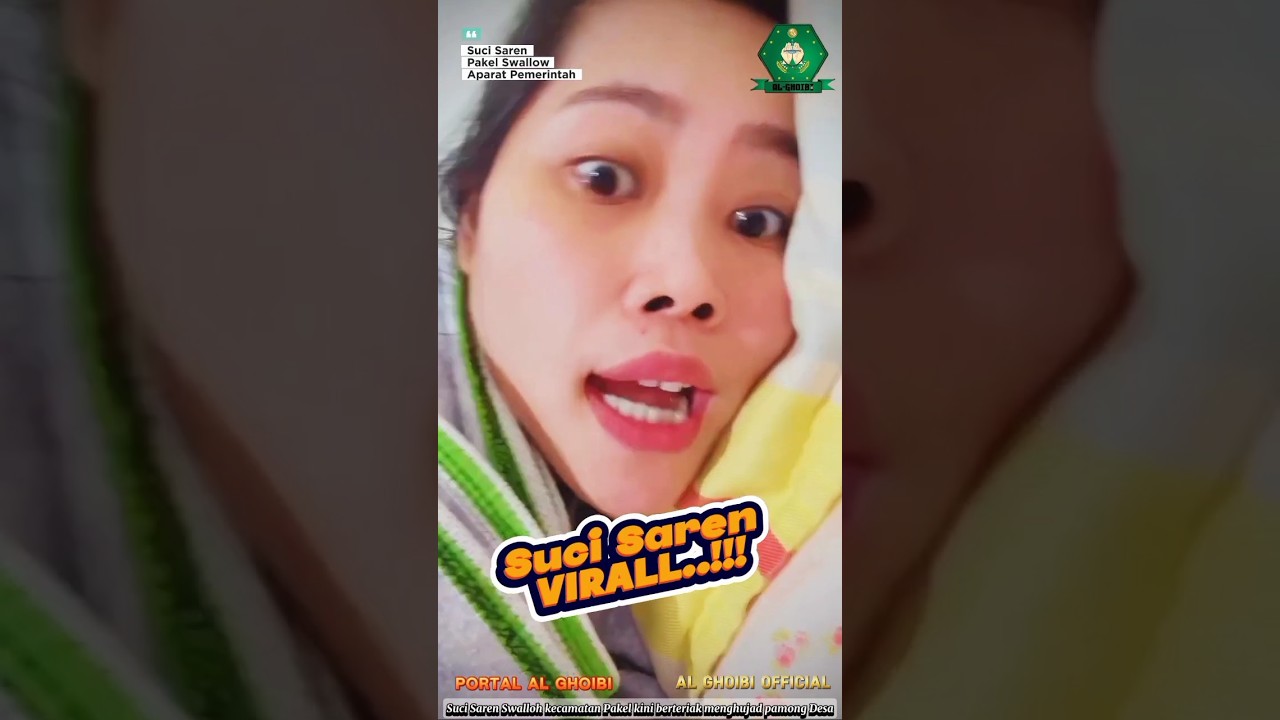 ⁣SUCI SAREN HADIR MENGGOYANG DUNIA MAYA .MENDAMPRAT LURAH BULUK DAN PERANGKATNYA. VIRAL.!! #fyp