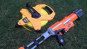 Nerf Elite-XD Alpha Trooper CS-6 Range Test (Gear Up Color Scheme)