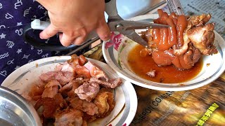 The Most Popular Food in Shengang District, Taichung/台中神岡區美食豬腳,三角圓,鴨肉飯 Taiwanese Street Food