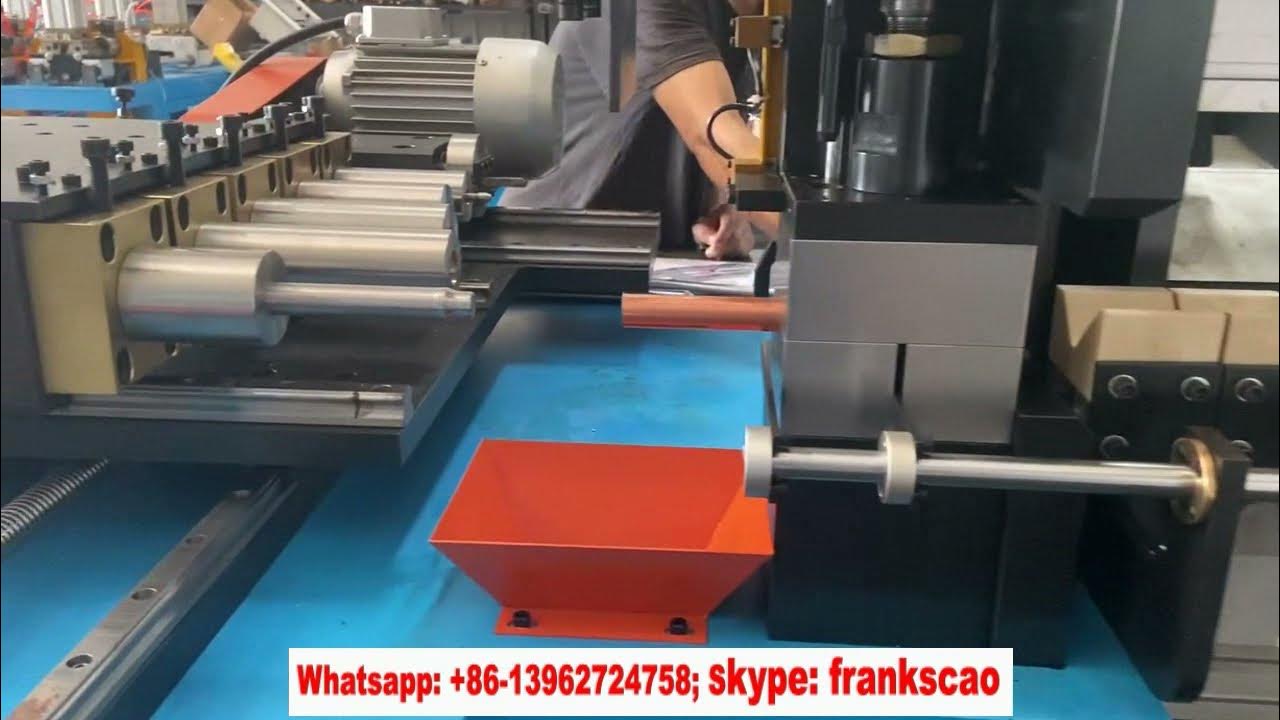 Full automatic copper tube expanding reducing machine for copper Y joint manufacturing YouTube