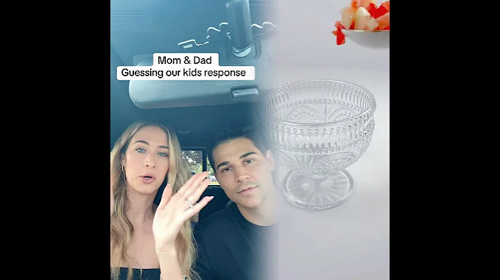 Mom & Dad guessing our kids response 😅 #mom #momlife #parents #motherhood #fyp