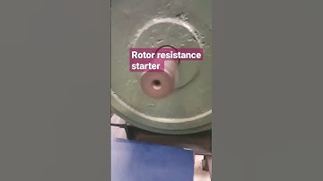 slip ring induction motor start by rotor resistance starter #electrical #youtubeshorts #shortvideo