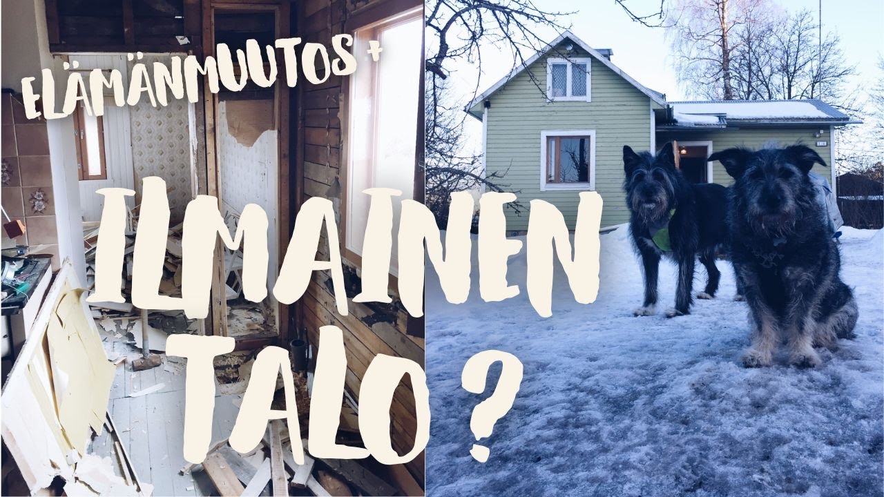 Purkukuntoisen talon ostaminen - Erilainen talotarina!