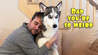 Hugging My Dog for Too Long [FUNNY REACTION \& COMMENTARY]