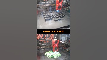 Timelapse of Printing Parts for Voron 2.4 R2 #3dprinting #voron