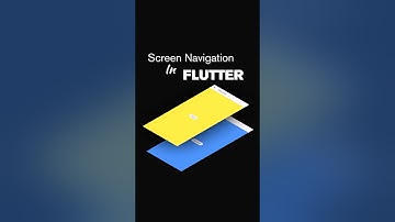 How to Navigate to different screens in flutter? | Fluttersome | Screen Navigation in flutter in 30s