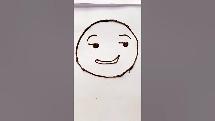 How To Draw Unamused Face Emoji😏VeryEasy#short#shorts#shortsfeed#tiktok#viral#youtubeshorts#trending