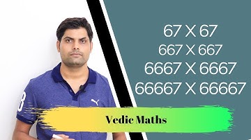 Squaring Numbers 67, 667, 6667 etc #vedicmaths  #fastcalculation