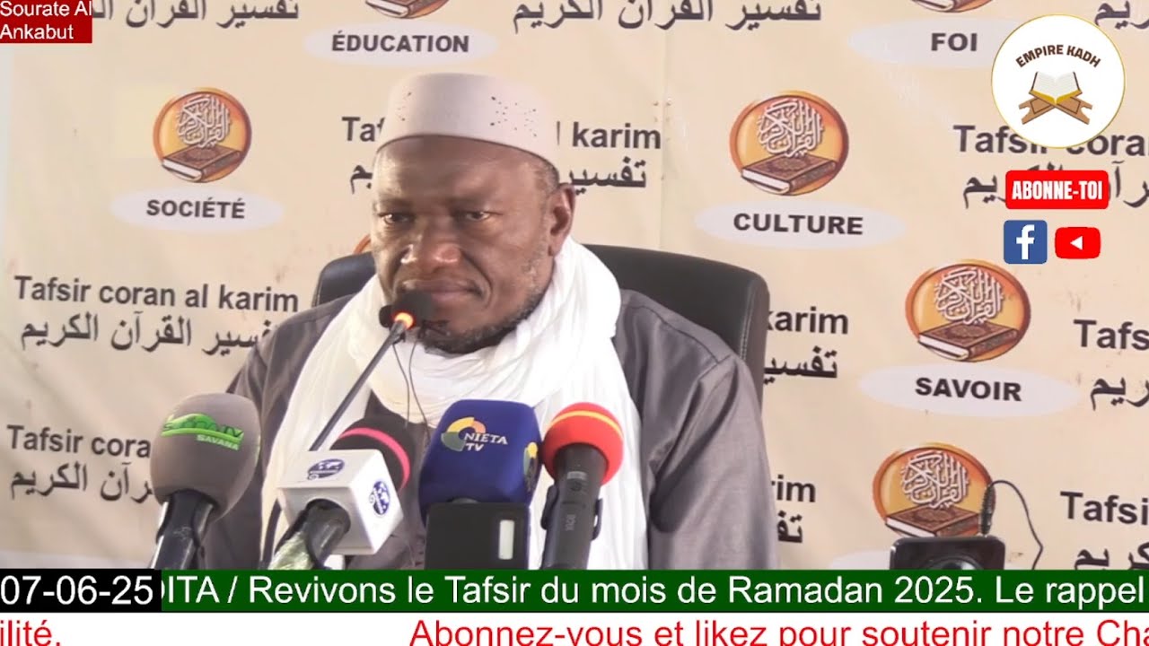Imam Abdoulaye KOITA Tafsir de la Sourate Al-Ankabut : l'arraignée à partir du verset 53