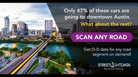 StreetLight InSight®: All About the O-D Scanner