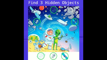 Find the Hidden Objects - 2 👍 || Tricky Puzzles in Hindi 🔥 || #shorts