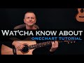 Wat&#39;cha know about Donavon Frankenreiter guitar lesson tutorial free tab