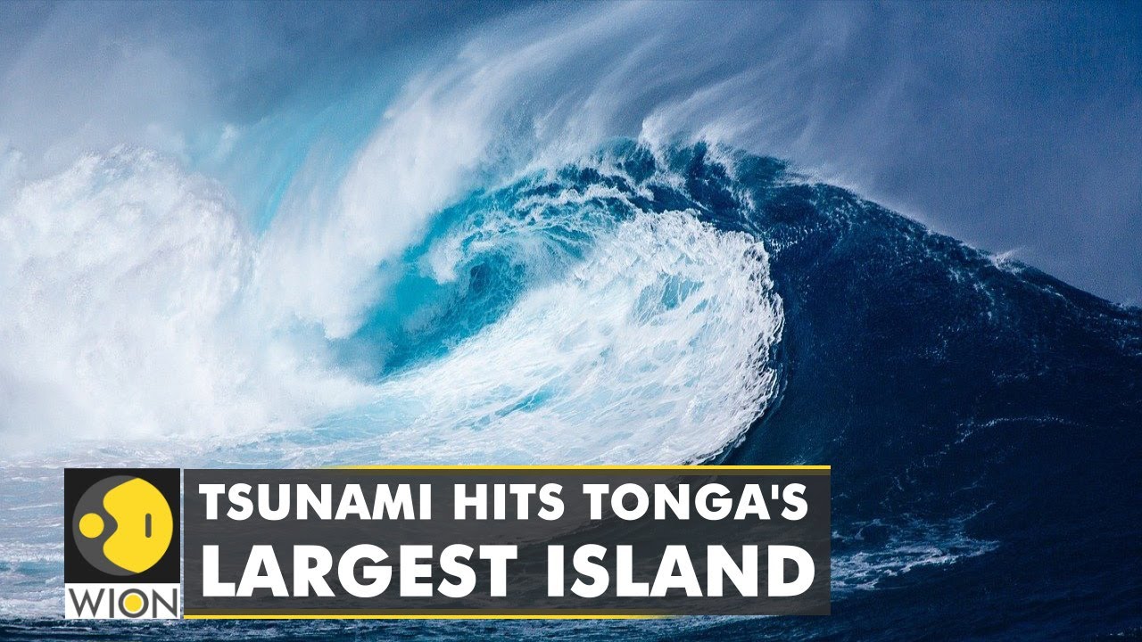 ⁣Underwater volcano erupts in Pacific island nation of Tonga | Latest News | English News | WION