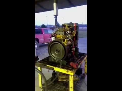 3 cylinder Perkins diesel running after rebuild