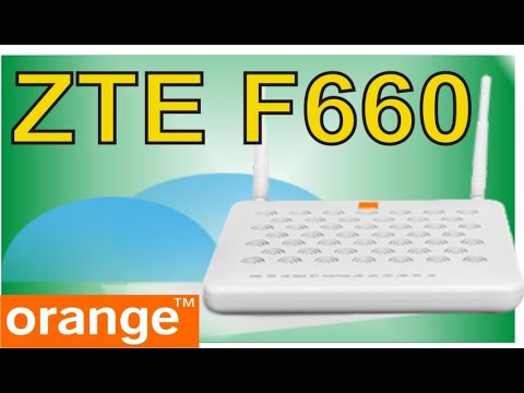 #F660#ZTEF660#ORANGE          Configuration point d'accès Routeur zte f660 Orange