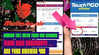 Cara Booking Tiket Murah Malindo Untuk Orang Lain Bayar Pakai TOUCH NGO Ewallet screenshot 4