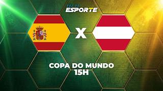 ESPANHA X ÁUSTRIA AO VIVO | COMENTÁRIOS E ESTATÍSTICAS SEM NARRAÇÃO - 02/07/2026